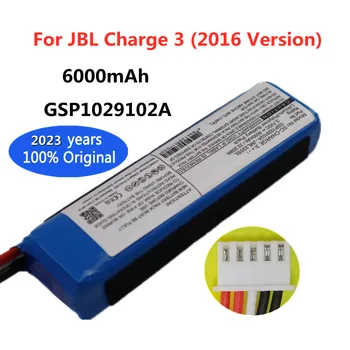 2023 година Нова Оригинална Батерия за динамиката на JBL Charge 3 (версия 2016) 6000 mah Плейър Bluetooth Батерия Bateria 
