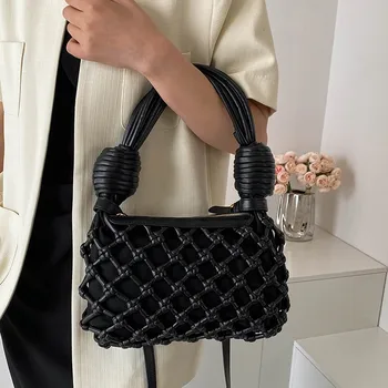 2023 Луксозна дамска Чанта-тоут от висококачествена Мека кожа, дамски чанти през Рамо, дизайнерски модни дамски чанти-месинджър