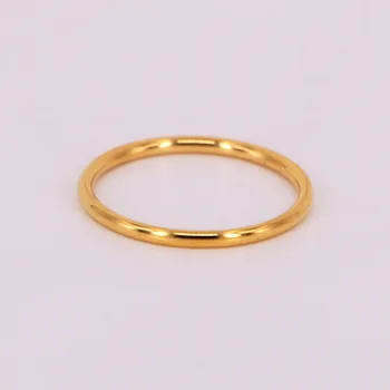2023 Нов годежен пръстен от неръждаема стомана за жени, плосък пръстен на пръста си, Модни Бижута за годеж