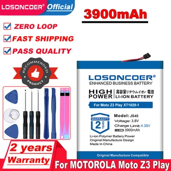LOSONCOER 3900 mah JS40 Батерия за MOTOROLA Moto Z3 Play JS40 XT1929-1 XT1929-4 XT1929-5 XT1929-6 XT1929-8 Батерията