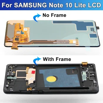 Дисплей За Samsung Galaxy Note 10 Lite LCD дисплей С touch screen Digitizer резервни Части За Samsung N770 N770F/DS N770F/DSM