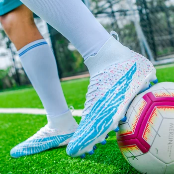 Качествени футболни обувки от Diqna, здрави футболни обувки, леки и удобни маратонки за футзала, на едро, Унисекс 31-48 размер