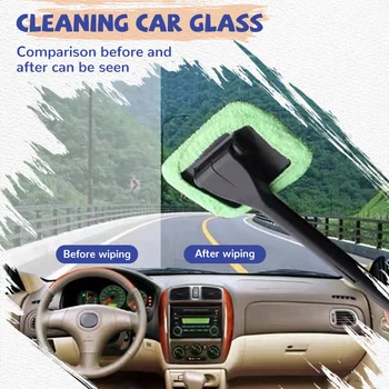 Комплект четки за миене на автомобилни стъкла, препарат за измиване на предното стъкло Batoca, кърпа за подсушаване на автомобила, средства за измиване на автомобила