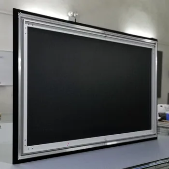 Diwell Тънка алуминиева рамка с фиксирани панела Предни проекторный Екран 4K 3D Бял екран